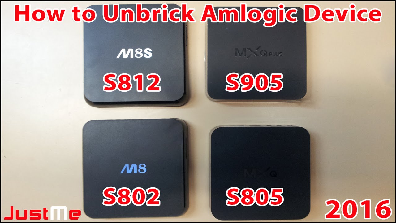 Unbrick Amlogic Devices mxq, m8 ,m8s ,m8s+ ,mqx pro