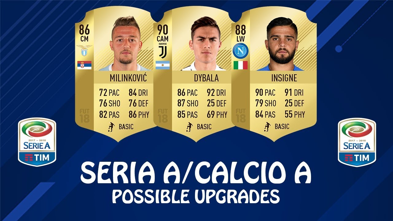 FIFA 19 | POSSIBLE SERIE A / CALCIO A UPGRADES | w/ Dybala, Insigne & Milinkovic Savic