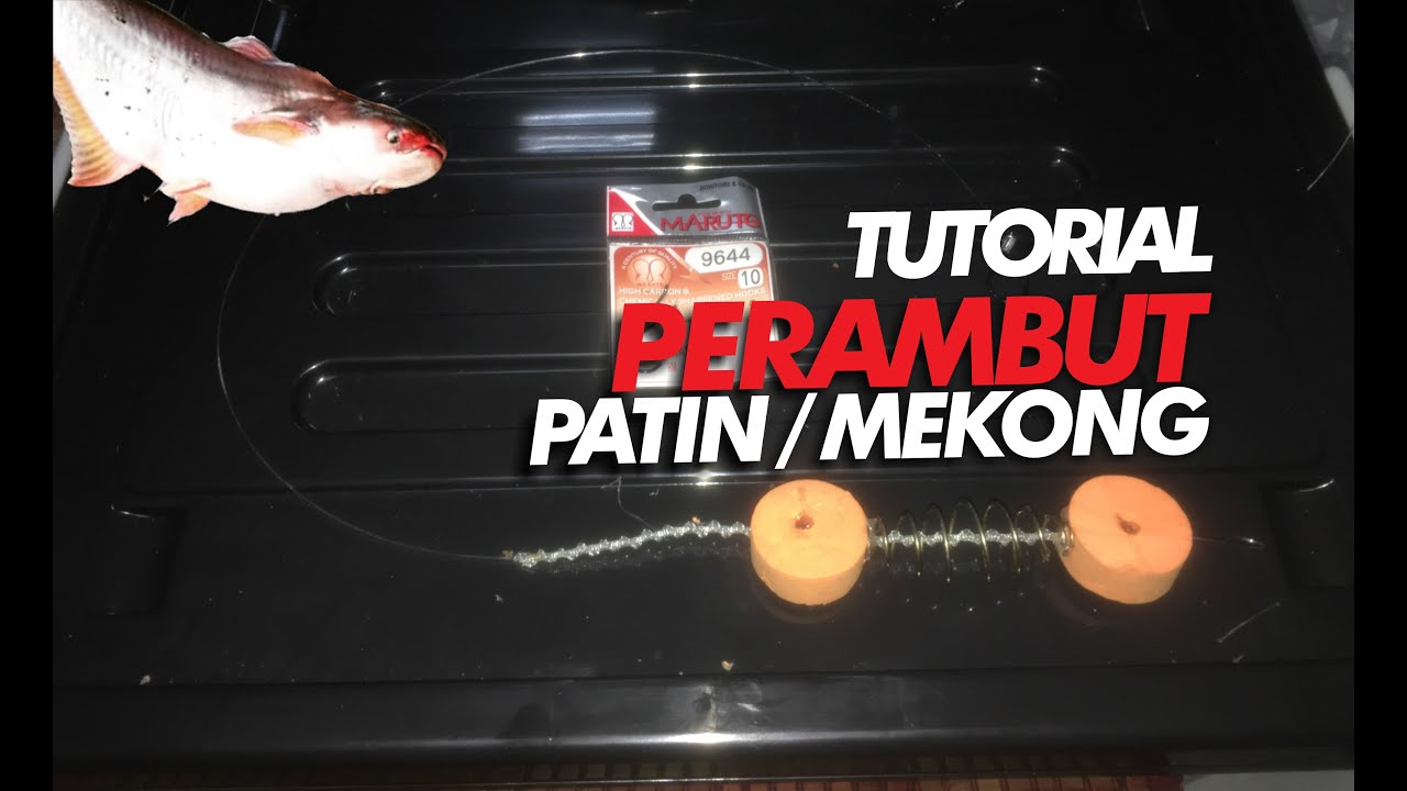 Cara buat perambut Ikan Patin/Mekong ( MAIN ATAS/APUNG ) | MEKONG CATFISH TUTORIAL