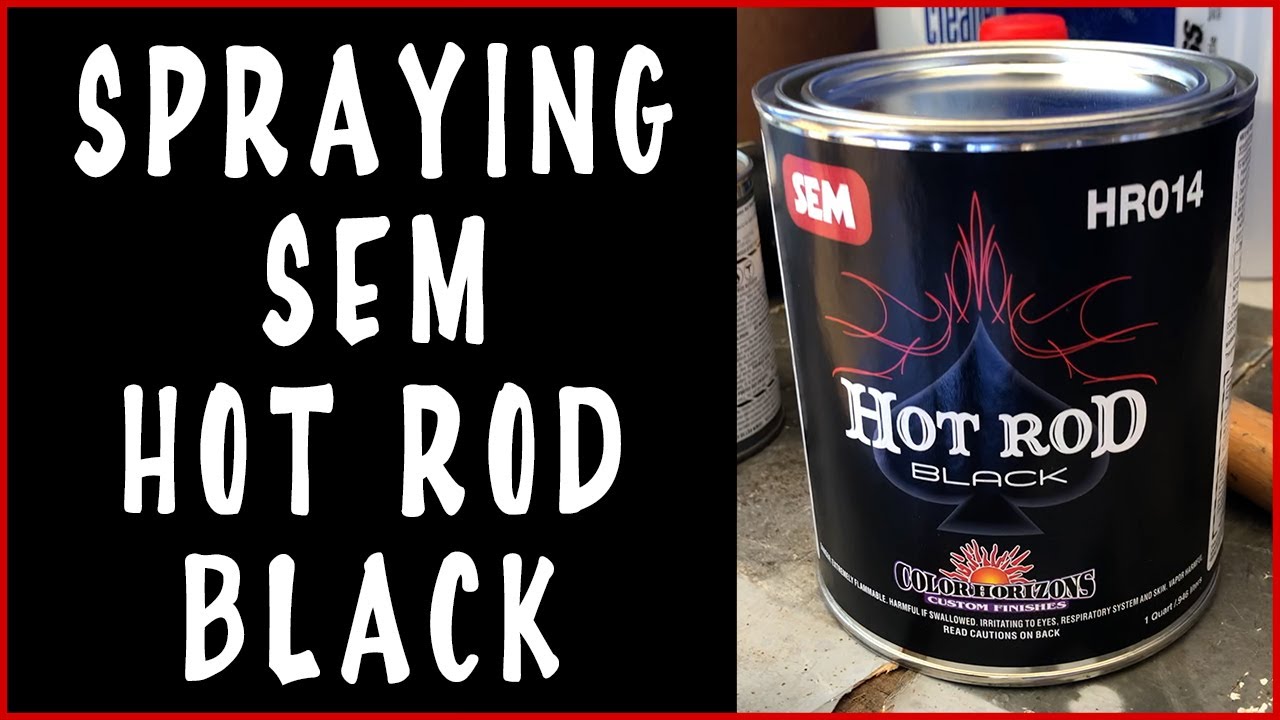 SEM Hot Rod Black with Fuji Spray Mini-Mite 5 Platinum in 4K - Speed & Chrome Illustrated Magazine