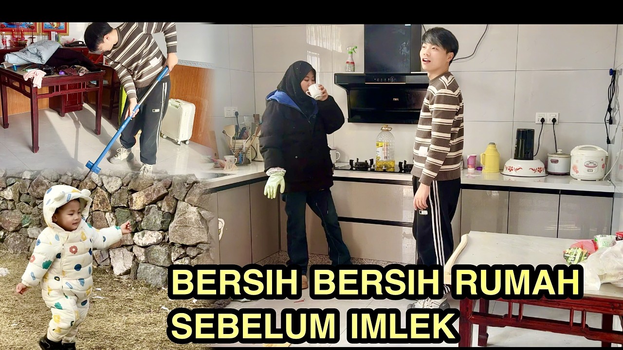 BERSIH BERSIH RUMAH SEBELUM BAPAK MERTUA MUDIK IMLEK TIBA