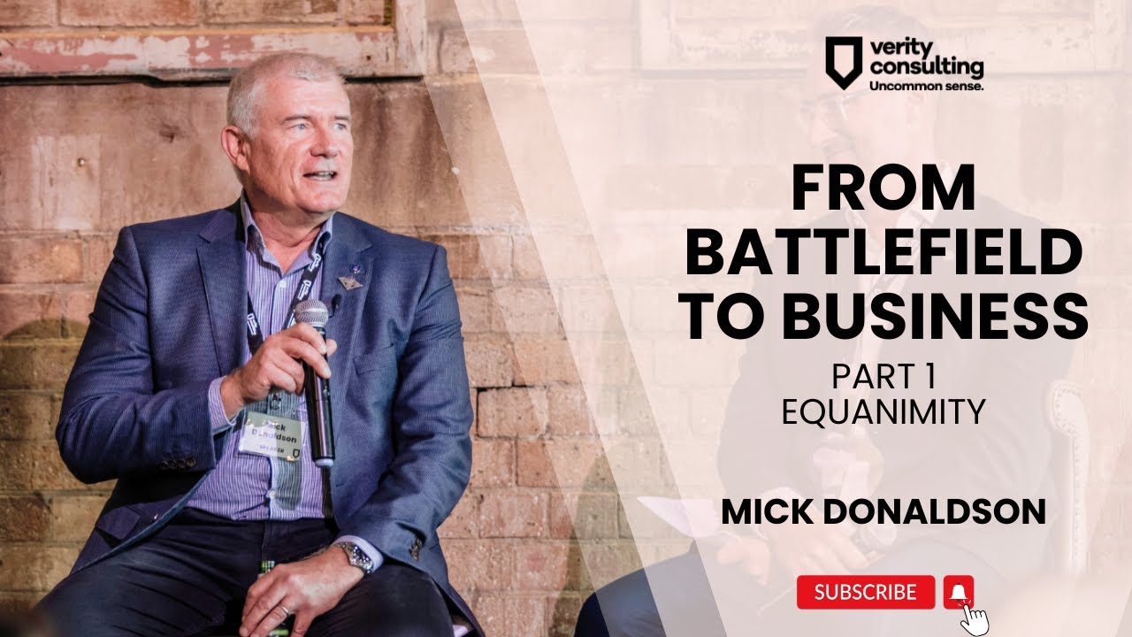 Uncommon Lunch | From Battlefield to Business with Mick Donaldson | Part 1: Equanimity