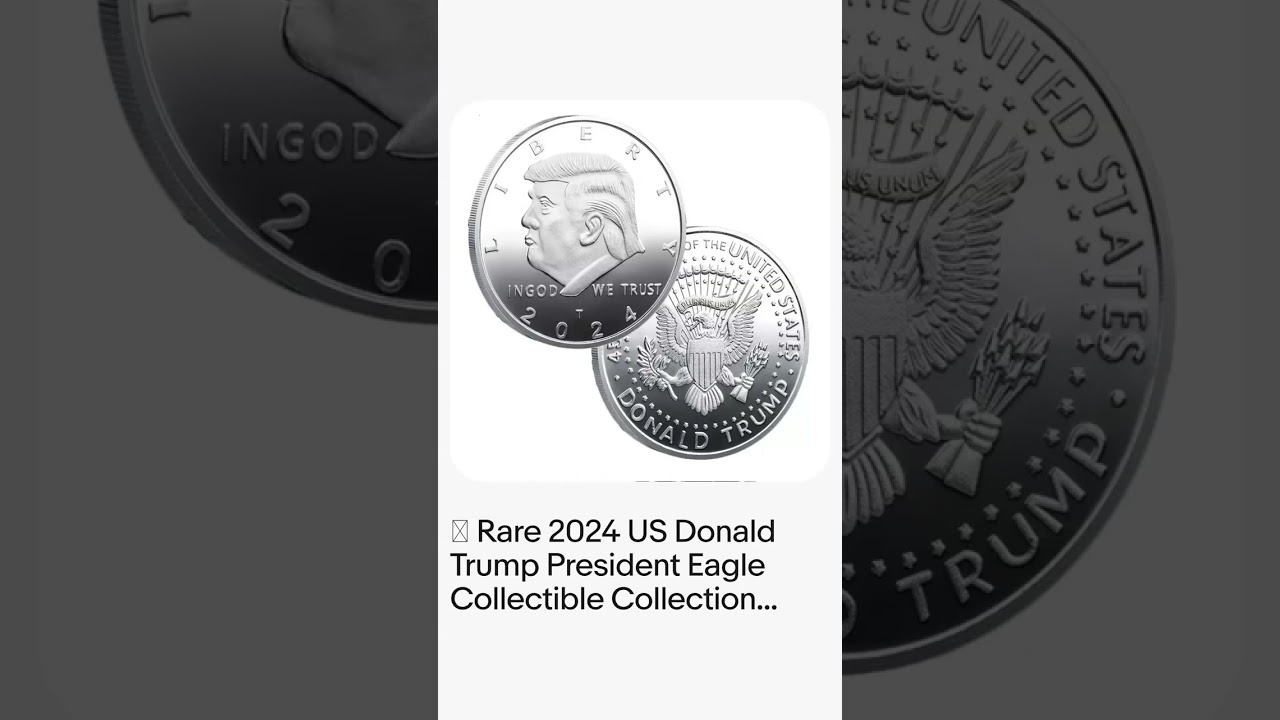 🔥 Rare 2024 US Donald Trump President Eagle Collectible Collection Zinc Coin