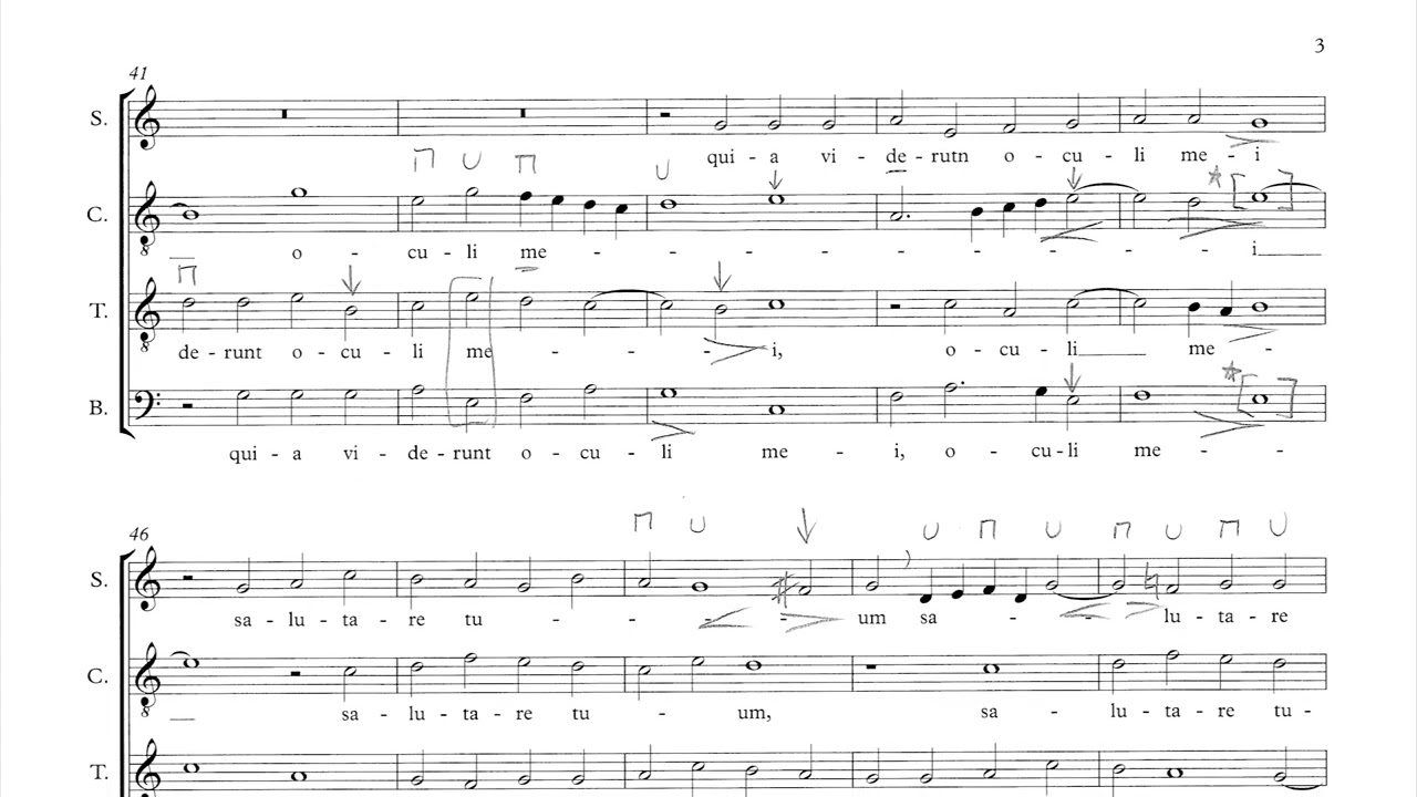 Clemens non Papa - Nunc dimittis - practice track