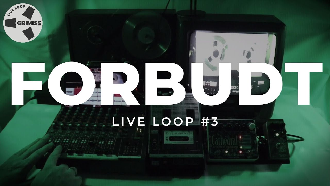 🔊 Forbudt (Forbidden) | Live Mixing with Tape Loops & Video Player | Live Ambient Music Session