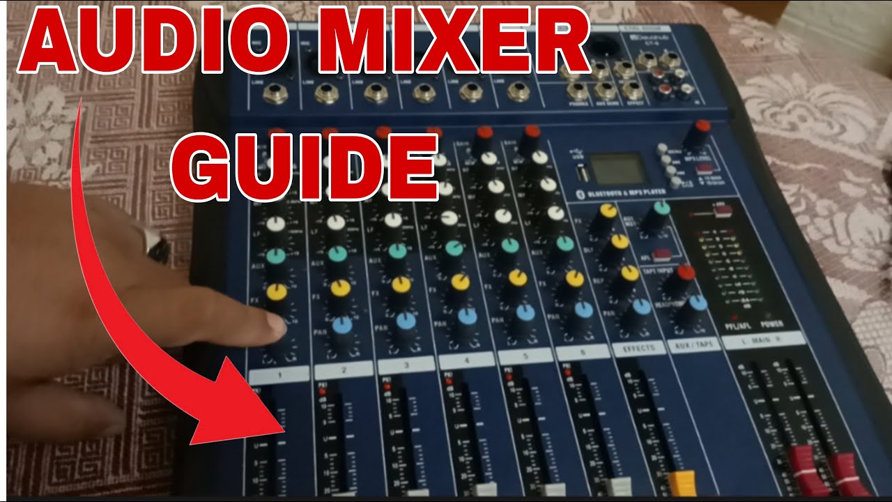 AUDIO MIXER GUIDE para sa  mas MALINIS NA TUNOG
