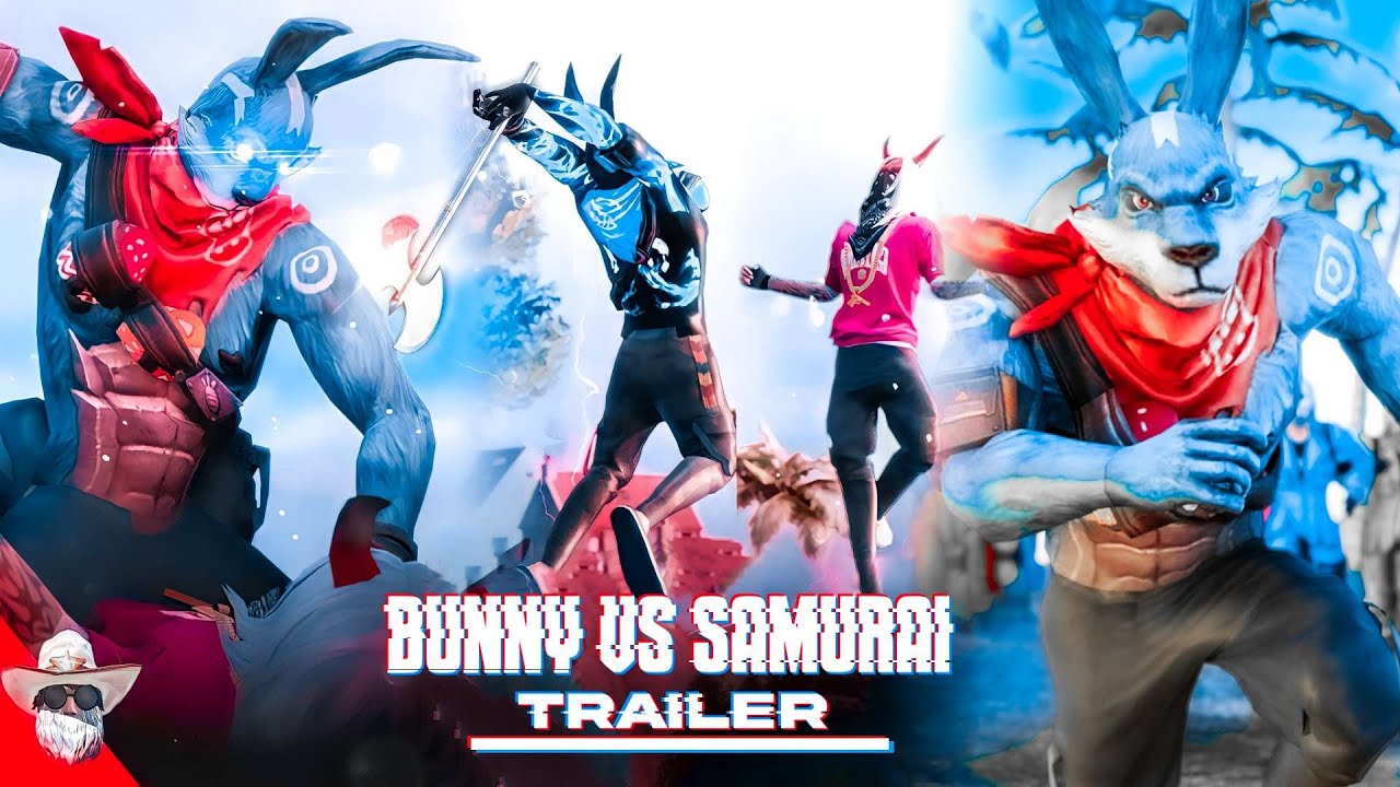 BUNNY vs SAMURAI 3D Trailer🔥Free Fire 3D Montage❤️Justice for Raistar Spin Event💙Edit by Rupok399