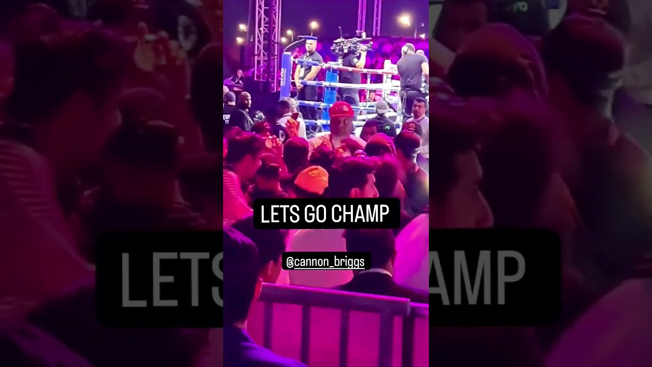 Shannon Briggs At The Tyson Fury Ngannou Fight #boxing #furyvsngannou #riyadh