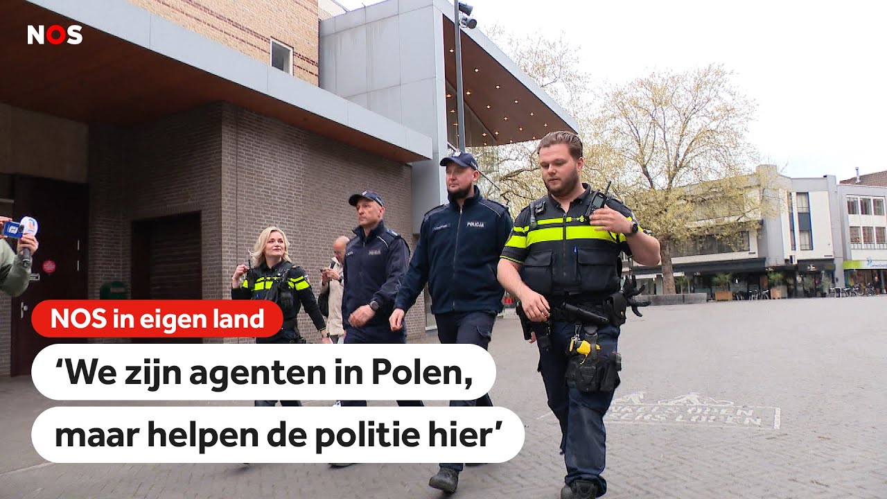 In Venlo loopt de Poolse politie op straat in strijd tegen overlastgevende arbeidsmigranten