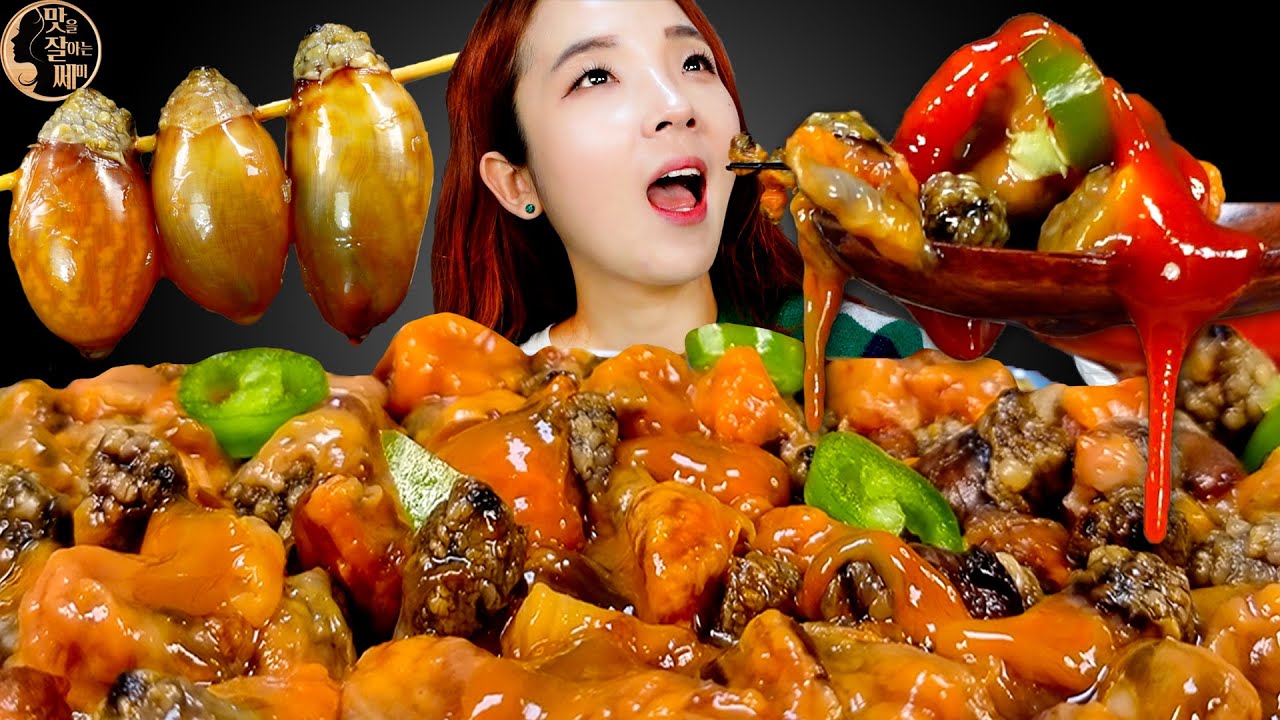 [Mukbang]🌸봄 제철! 향긋한 미더덕회 먹방!😋(🌊미더덕은 꼭! 회로 드세요😋)Raw Water Sea Squirt Korean Seafood Sashimi ASMR | 쎄미