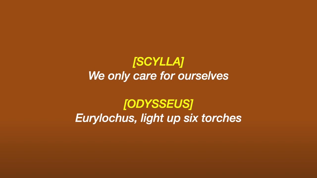 Scylla [LYRICS] - EPIC: The Musical | The Thunder Saga