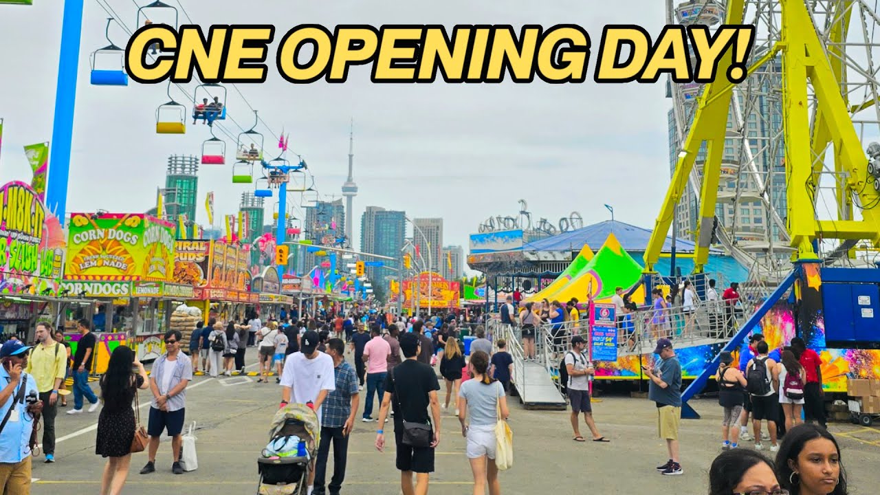 Opening Day at the Canadian National Exhibition (CNE) 2024! w/@ActionKid