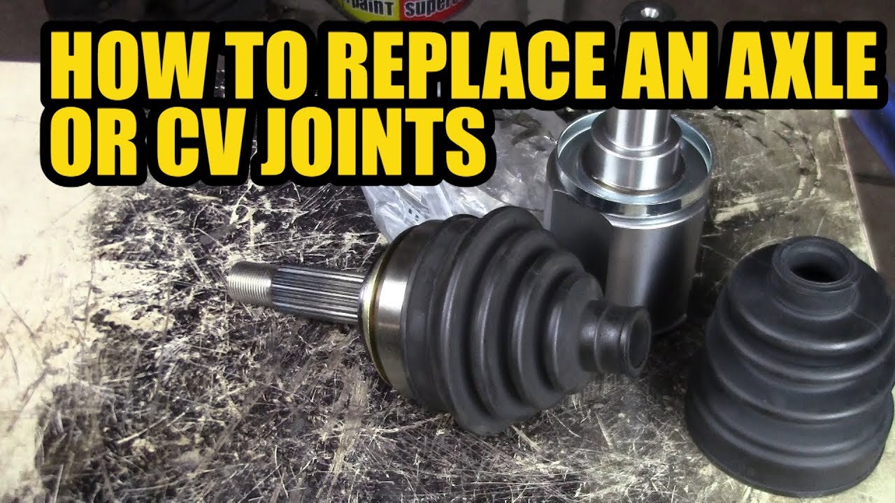 How to replace a axle or inner/outer CV joint on a Caddy mk 2  / Fellica .