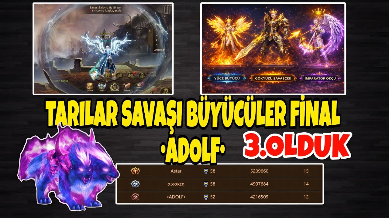 TANRILAR SAVAŞI FİNAL BÜYÜCÜLERDE  •ADOLF• İLE YARGI MODU | Wartune Ultra