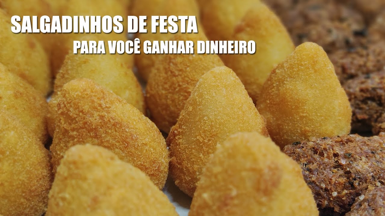 MINI SALGADOS DELIVERY KIT FESTA - RECEITAS DA ROSA