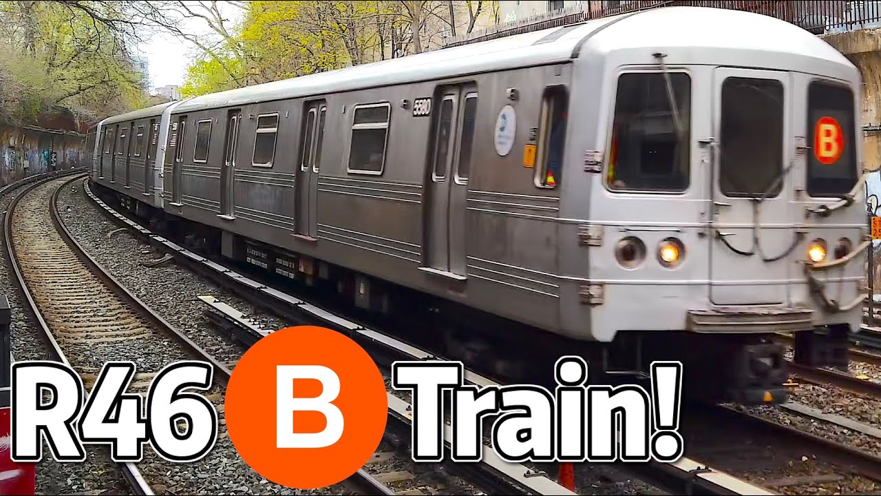 ⁴ᴷ⁶⁰ R46 B Train! Rush Hour Rolling Stock Substitution