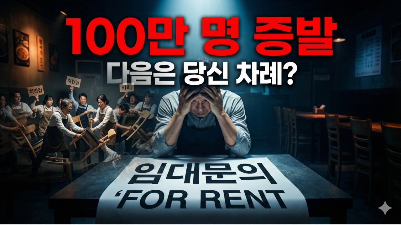 2026 자영업 폐업 100만 명 시대, 성실할수록 망하는 진짜 이유