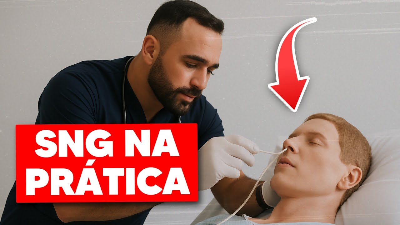 SONDA NASOGÁSTRICA NA PRÁTICA - COMO PASSAR A SNG NO PACIENTE?
