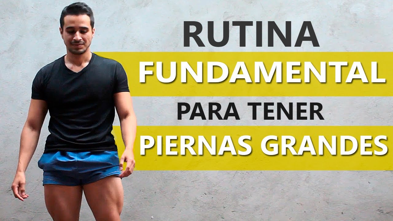 🔥LA MEJOR RUTINA para tener PIERNAS GRANDES | con pesas | Entrenamiento guiado