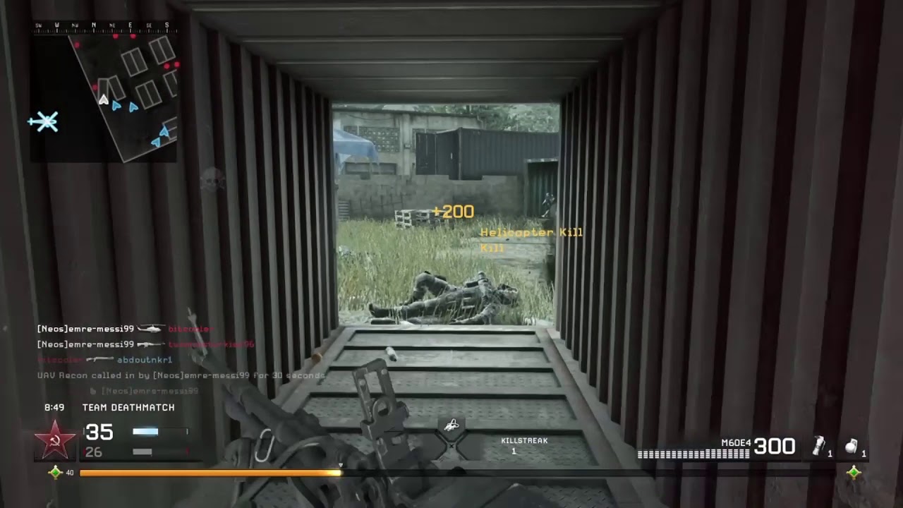 M60E4 50 Kills Team Deathmatch on Shipment (Modern Warfare Remastered Multiplayer Gameplay)
