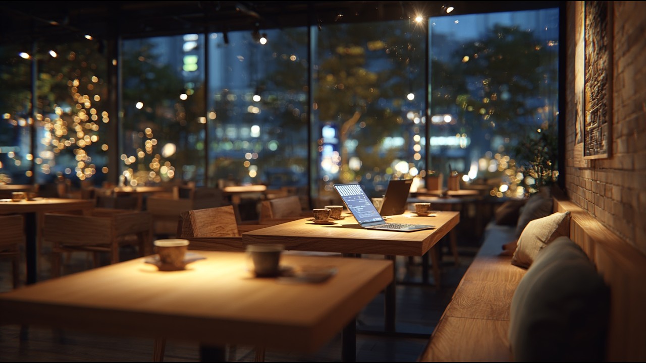 ☕🎹 Soft Jazz in a Cozy Café | Smooth Piano Music for Focus and Creative Work