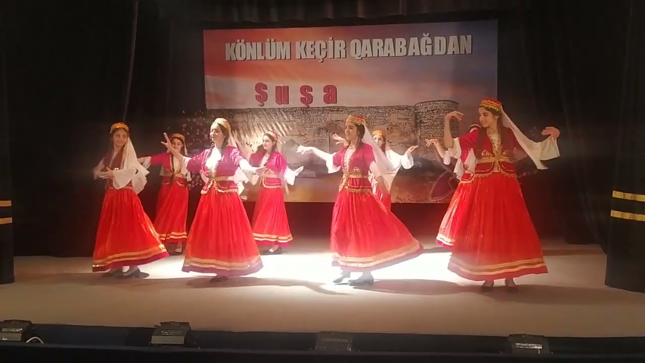 Şuşanın dağları rəqsi Nəsimikənd kənd tam orta ümumtəhsil məktəbinin şagirdləri