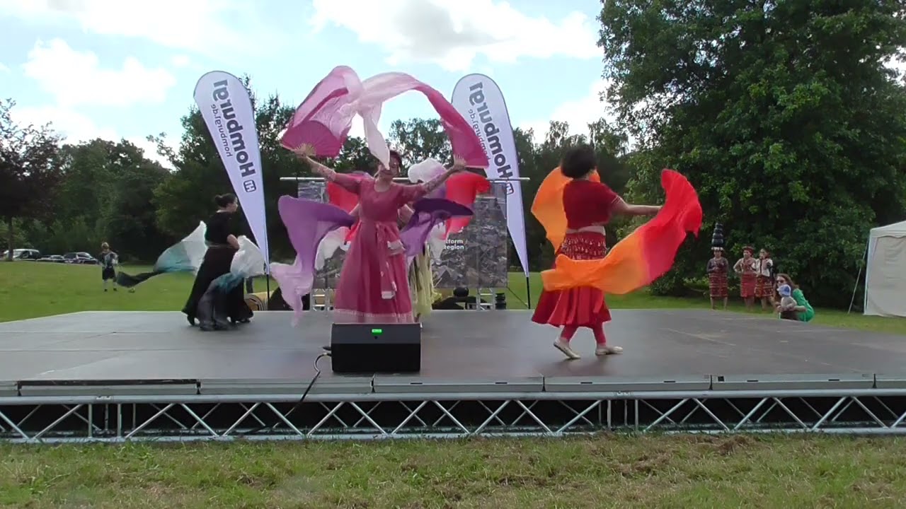 Fan Veils Tanzgruppe Souvenir Homburg Familien-und-Kinderfest