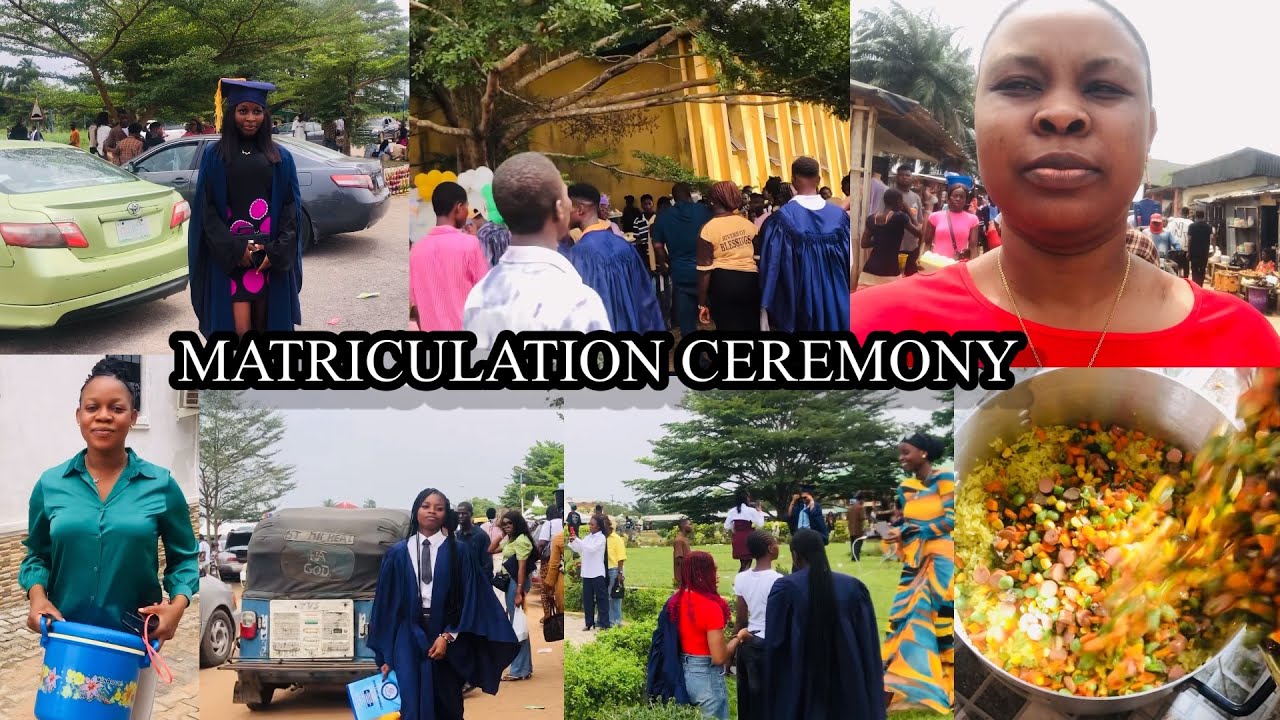 Церемония вручения дипломов выпускникам Университета штата Дельта в Абраке // Готовлю жареный рис...