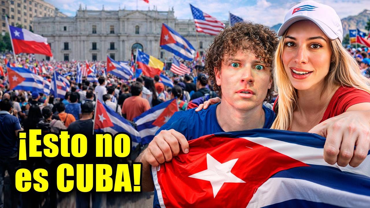 🇨🇺 En SANTIAGO de CHILE podemos GRITAR LIBERTAD 🇨🇱