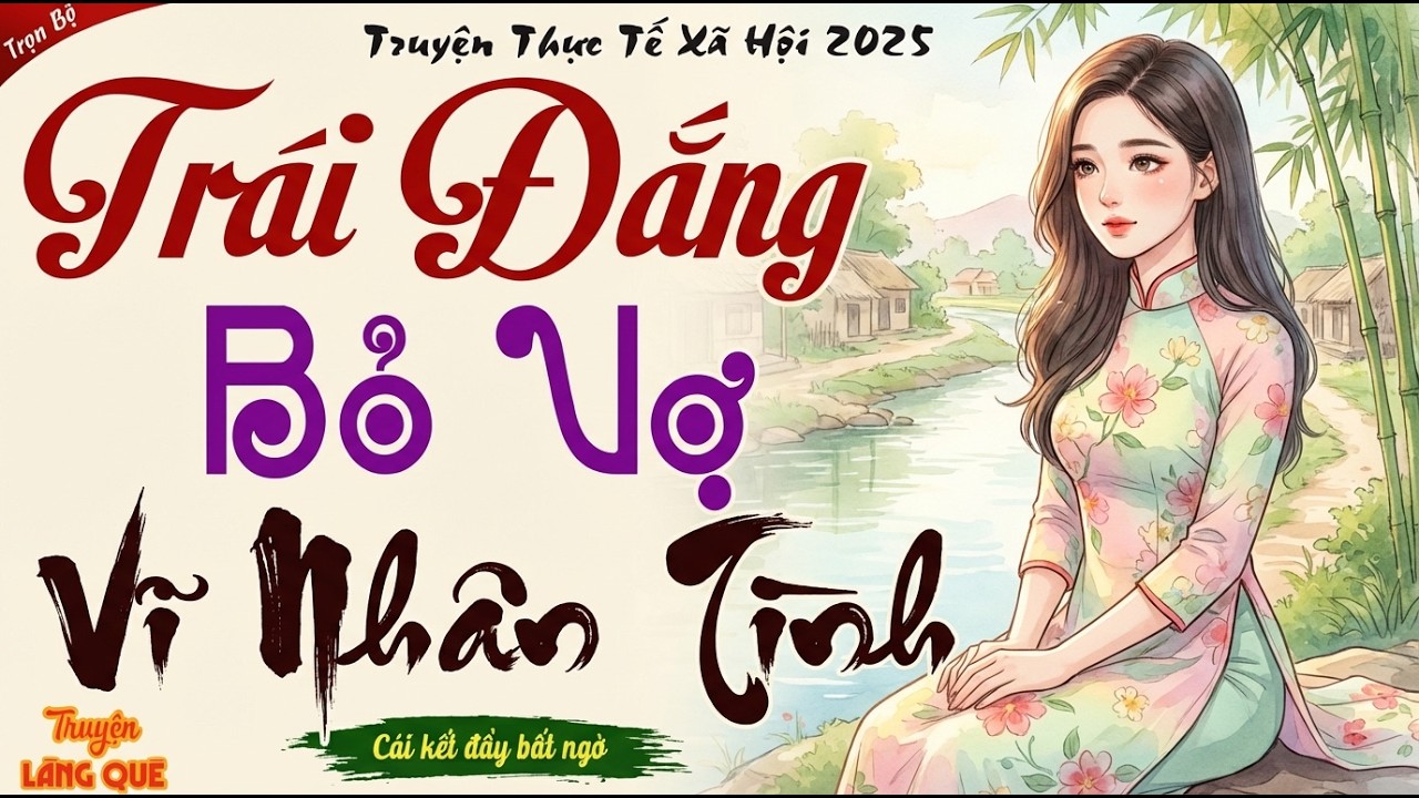 Cực Hay - Truyện Đời Nghe Mà Thấm： TRÁI ĐẮNG CHỒNG BỎ VỢ VÌ TÌNH NHÂN - Kể Truyện Đêm Khuya
