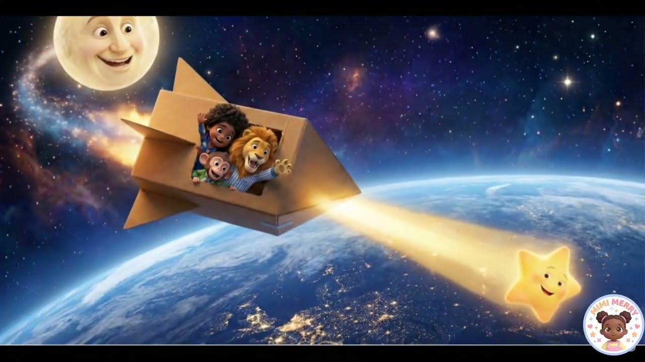 Twinkle Twinkle Little Star 🚀✨ Space Adventure Song for Kids