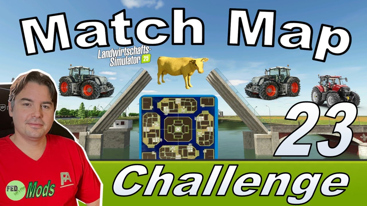 LS25 Match Map Challenge #23 Die Nacht kommt viel zu schnell näher #ls25 #fs25 #farmingSimulator25