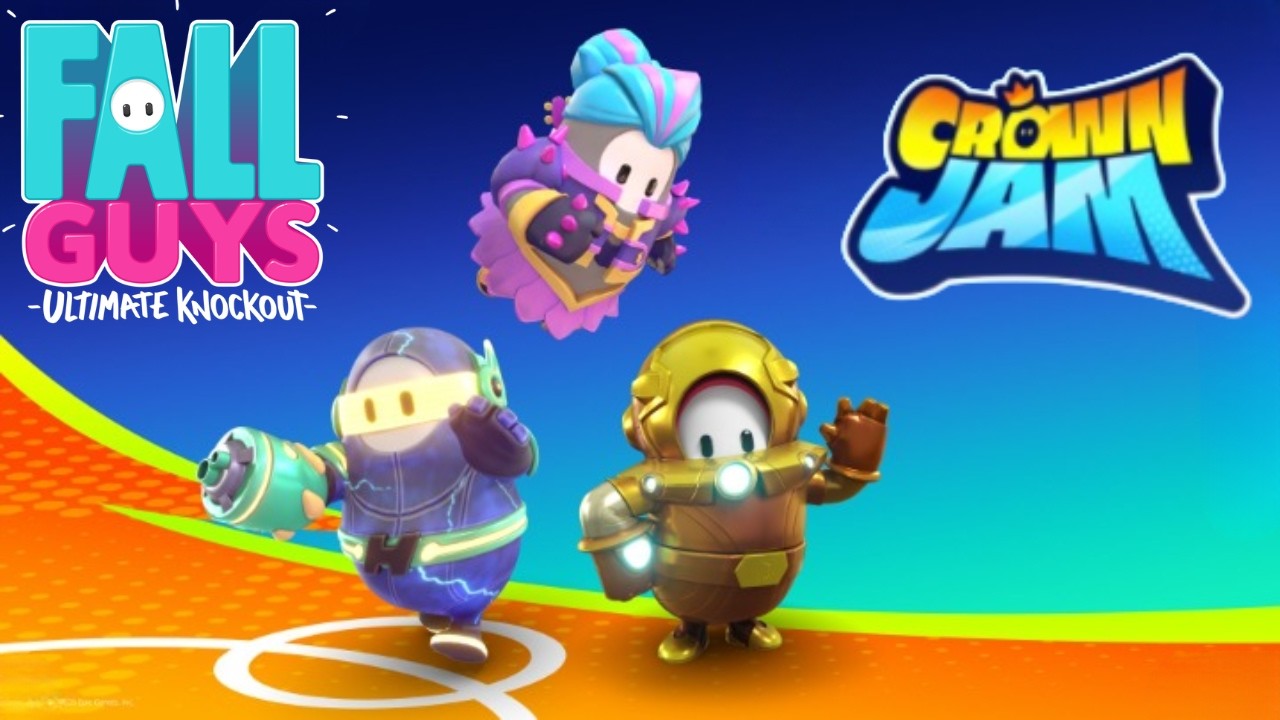 Fall Guys Crown Jam Rewards! Copperpod, ElectroBean & Punk Idol Showcase