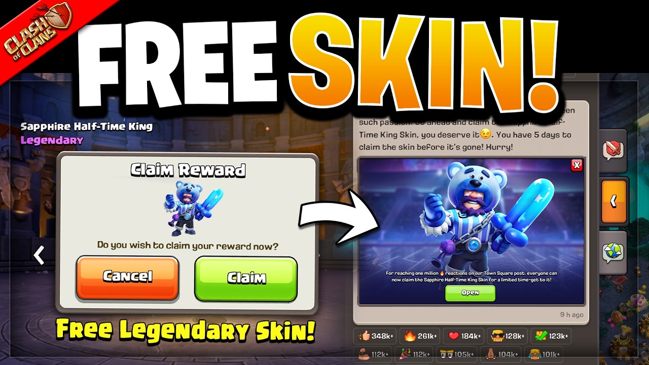 Claim your FREE Legendary Hero Skin in Clash of Clans!