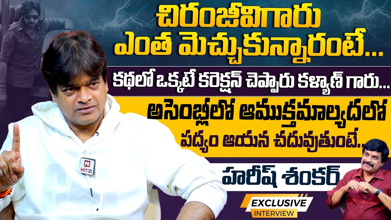 త్వరలోనే చిరంజీవిగారితో...| Director Harish Shankar Exclusive Interview With Nagendra Kumar