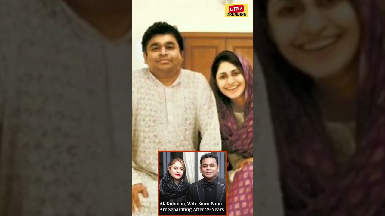 💔Shocking: AR Rahman Divorce | AR rahman Divorced His wife | AR Rahman Saira Banu Divorce #arrahman