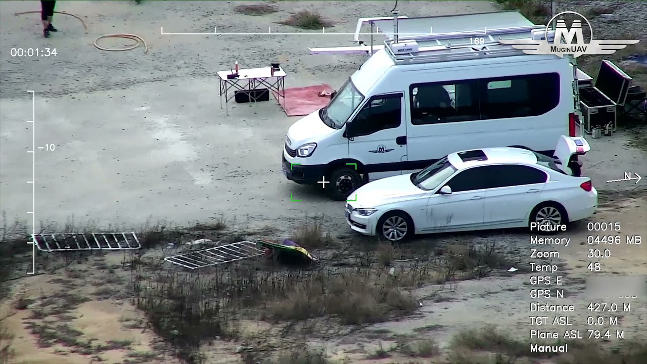 Mugin EV350 Full Electric with 30x zoom gimbal.