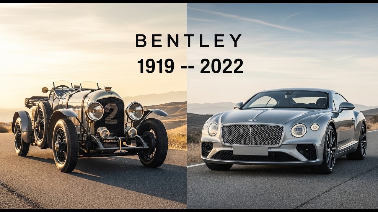 Bentley Evolution 1919 → 2022 | From Classic Luxury to Modern Super GT