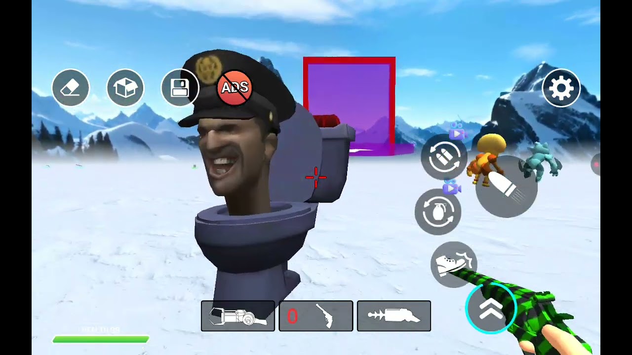 Играю в игру Winter: Frozen Bot, что происходит 😂😂