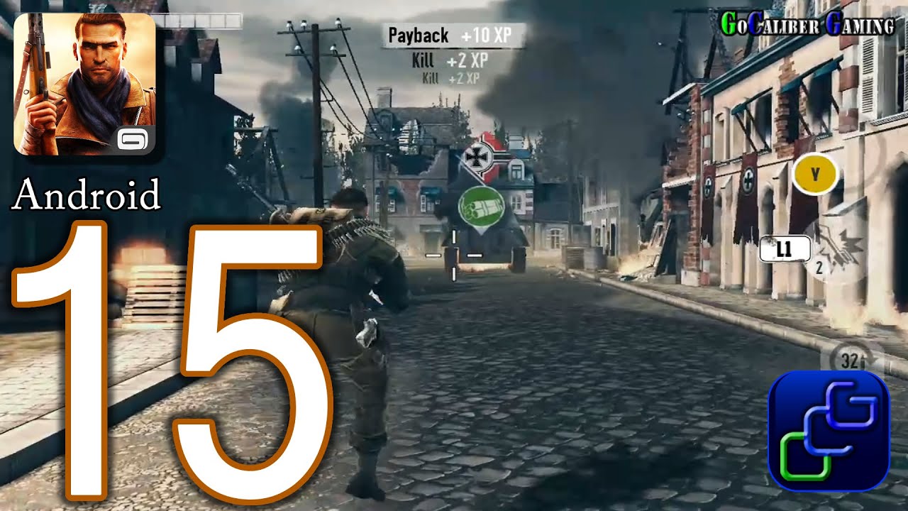 Brothers In Arms 3: Sons of War Android Walkthrough - Part 15 - Chapter 4 Clean Up, Chapter 3 Raid