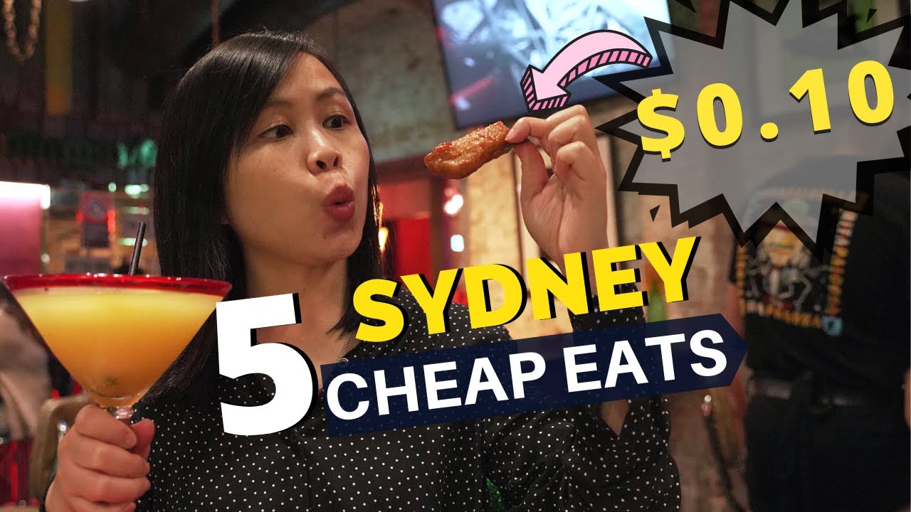 5 SYDNEY CHEAP EATS under $1(ish) 🤑 NIGHTLIFE Edition in Sydney City AUSTRALIA