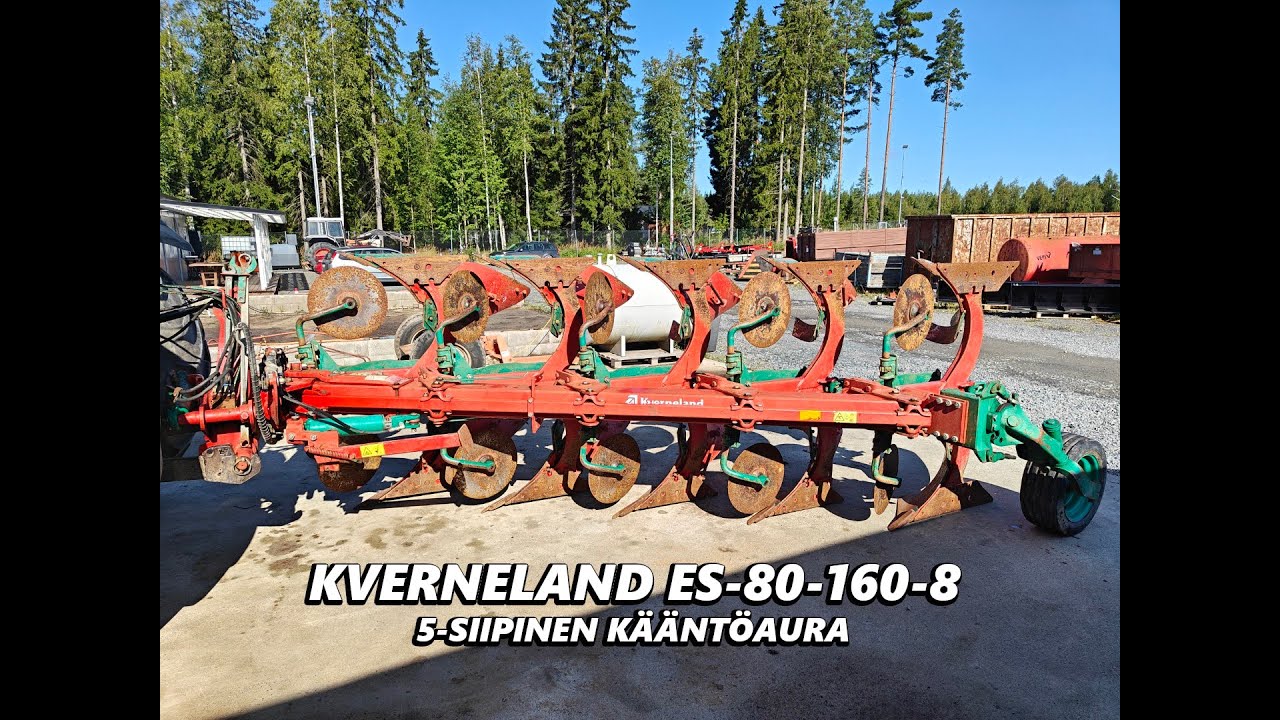 Kverneland ES-80-160-8 Variomat - 5-siipinen k&auml;&auml;nt&ouml;aura