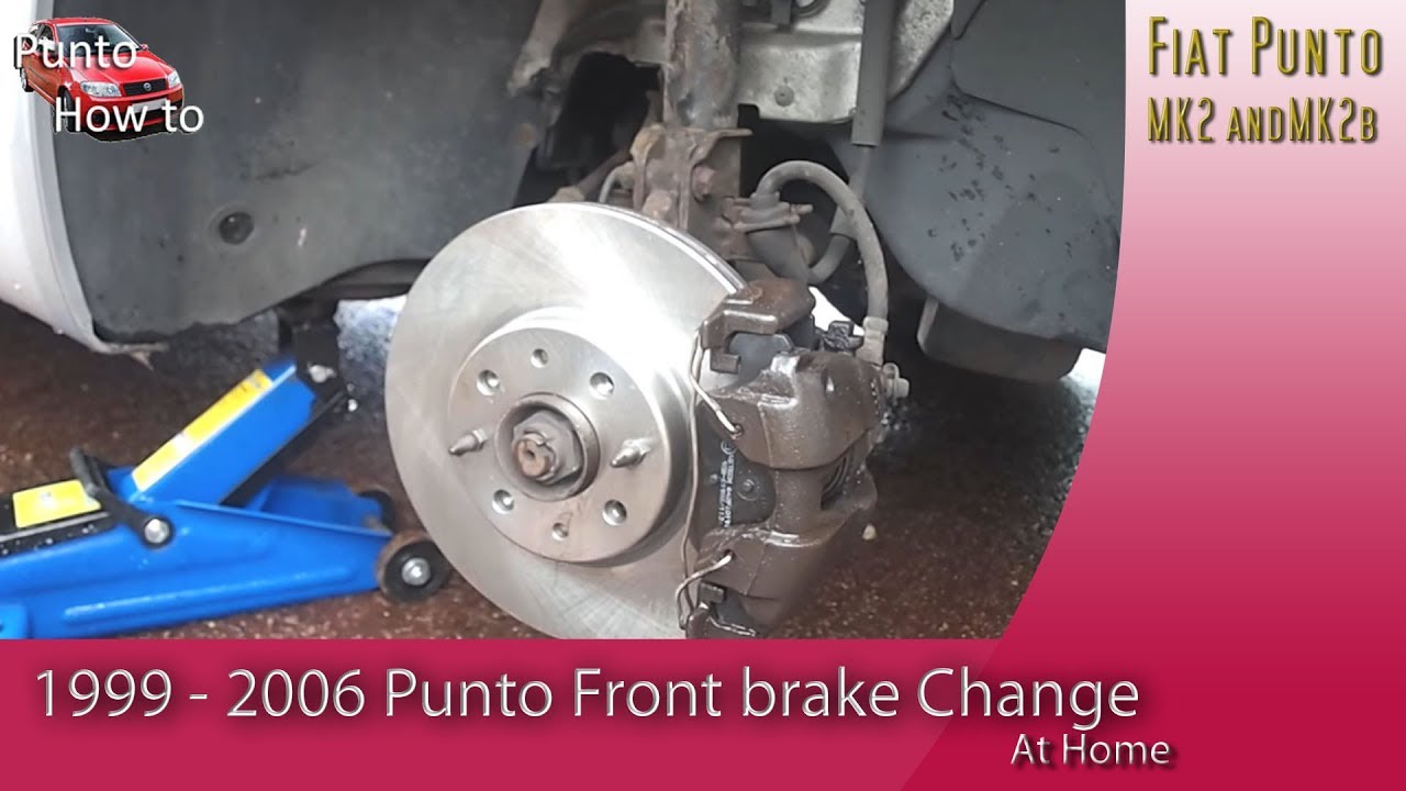 Changing Brake Discs and Pads on a Fiat Punto Mk2 MK2b 1999 - 2006