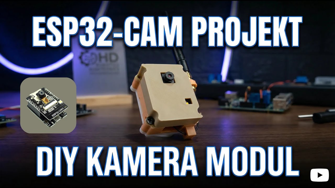 ESP32-CAM AI-Thinker Streaming Camera | DIY Online & VR IP Camera + 3D Housing