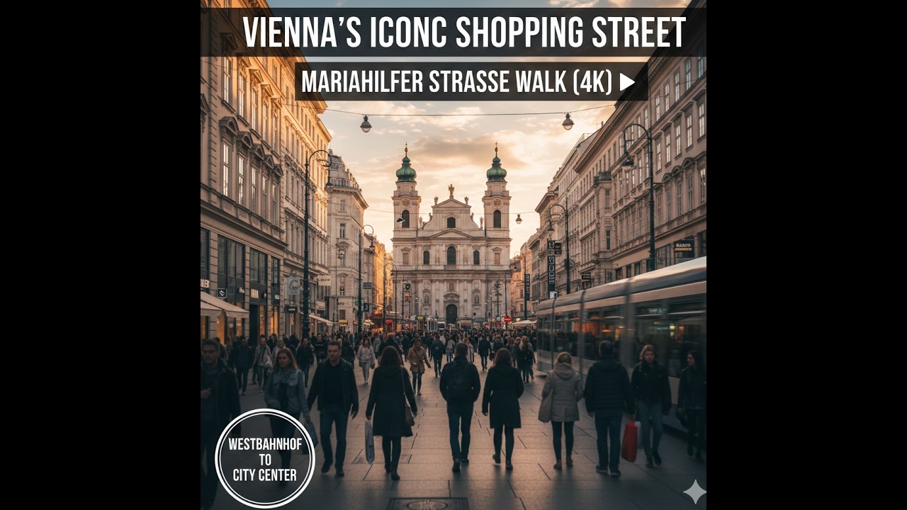 Vienna's Mariahilfer Straße: Westbahnhof to Babenbergerstraße