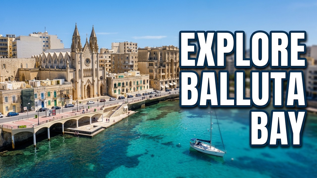 Come Explore Malta with Me | St Julian's to Sliema | 4K