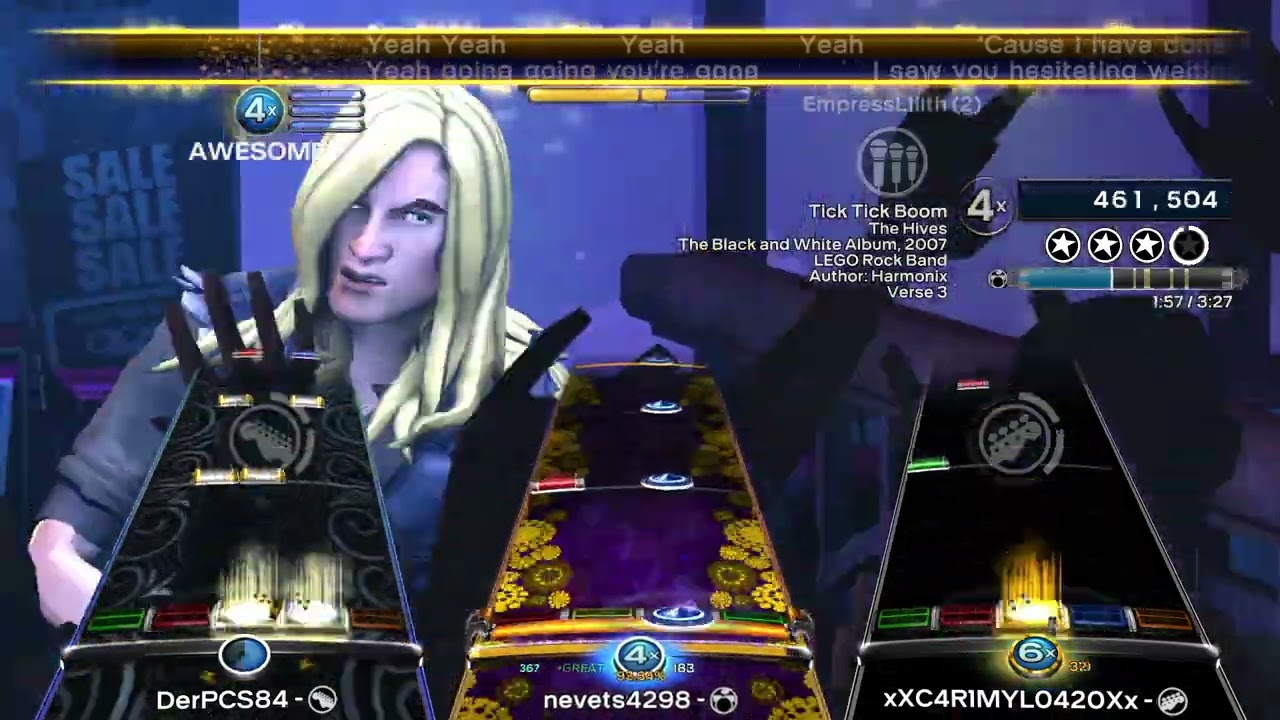 Tick Tick Boom by The Hives - Full Band Gold Rock Band 3 Deluxe RPCS3