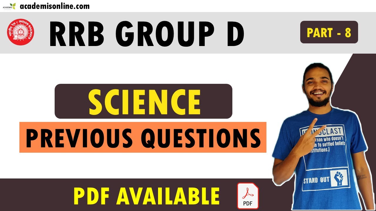 RRB Group D | Previous Year Questions - Part  8