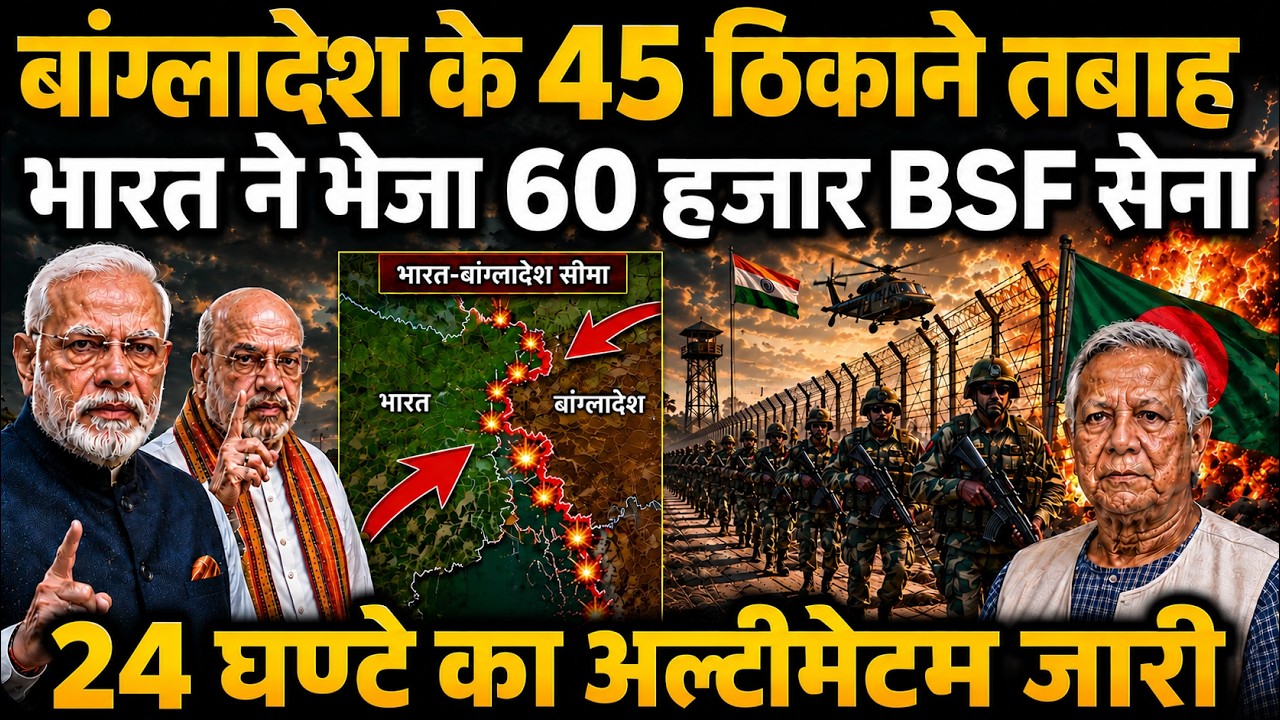 India Bangladesh Border Tension 2026 | BSF Security Action and Siliguri Corridor Alert