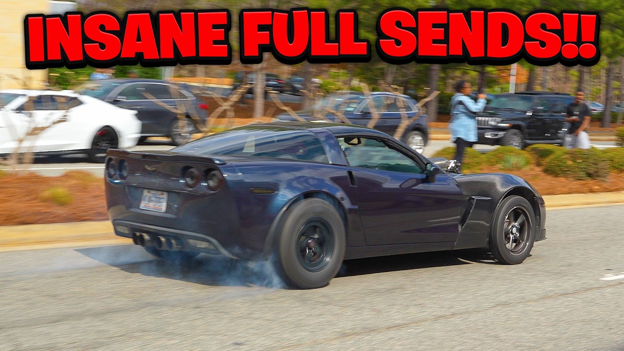 MORRISVILLE CARS & COFFEE MARCH MADNESS!! Pullouts, Full Sends & Cop Chases!!